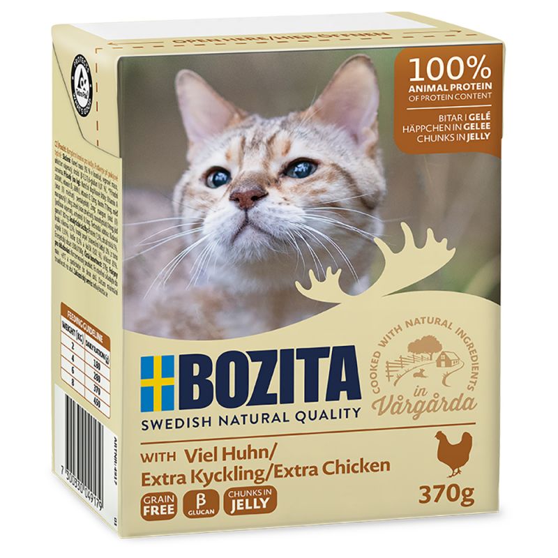 Bozita Häppchen in Gelee mit viel Huhn